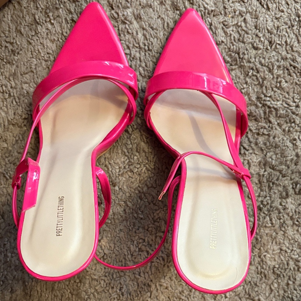 PrettyLittleThing Hot Pink Heels